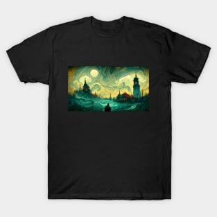 The Sky of Vincent Van Gogh (day3） T-Shirt